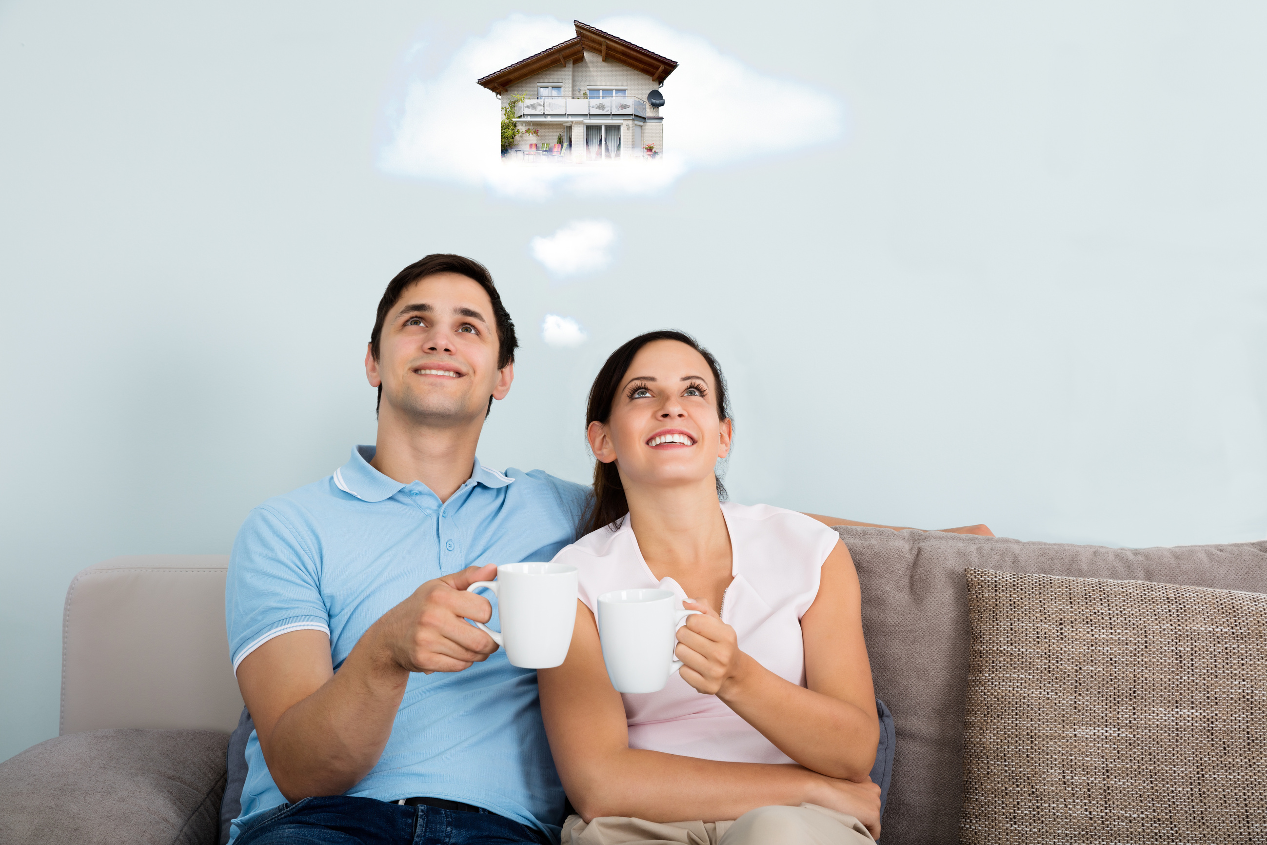 Couple Dreaming Of Having Future Home